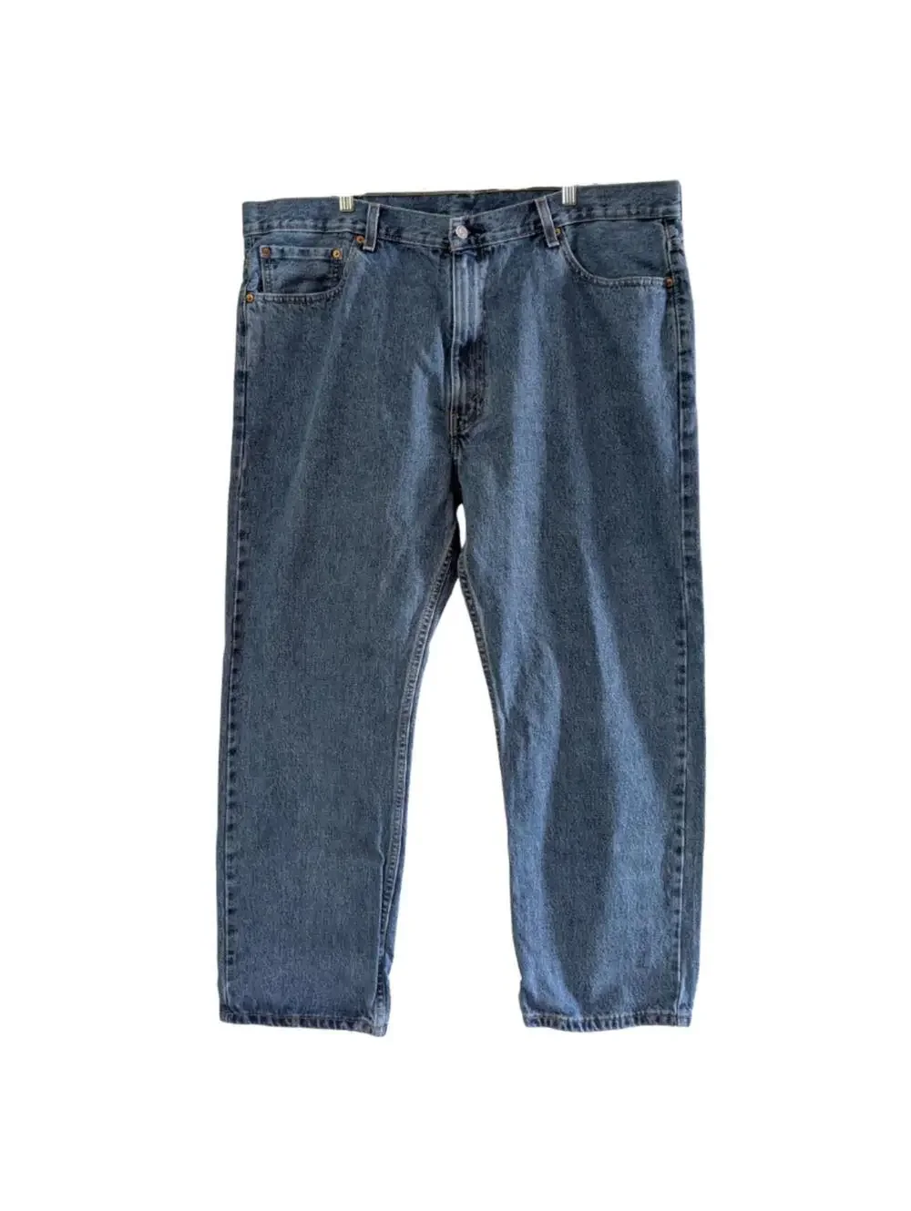 Levi Strauss & Co. Men's Denim Jeans 505 Classic Straight Leg Cotton W44 L30